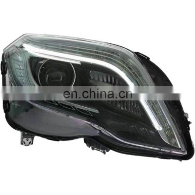 upgrade to full led headlamp headlight with a touch of blue for mercedes benz Glk Class W204 200 260 300 head lamp 2013-2015