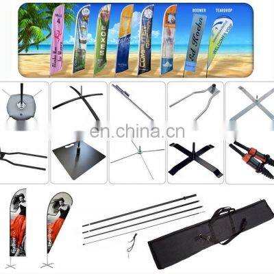 Hot Selling Promotion Beach Teardrop Feather Flags Printing With Kinds Bases ( Flag Pole + Fabric +Printing,Complete Production) photo-5