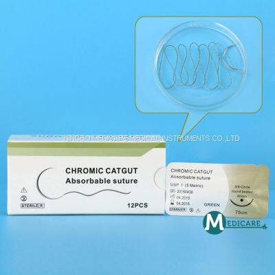 Surgical Suture Chromic Catgut Absorbable Suture photo-2