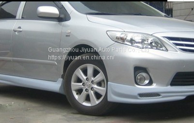 The Toyota Corolla Car is Surrounded by a 11-13 Carora Front and Rear Spoiler Skirt photo-3