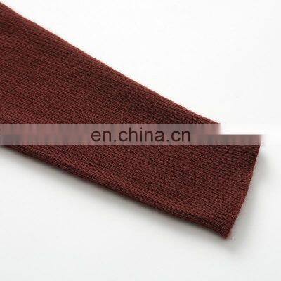 Fashionable 100% Cashmere Rib Knitting Jumper for Women High Neck Slim Fit Casual Style With Front Logo Solid Pattern for Winter