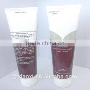 Good Quality Soft touch plastic PE cosmetic tube for hotels