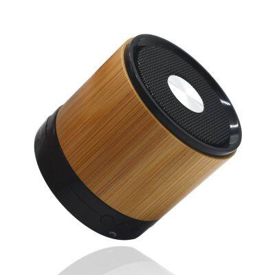 Portable wood Bluetooth speaker V5.0+EDR 3W mini bamboo wireless portable speaker