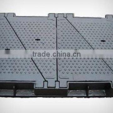 four triangle ductile iron manhole cover
