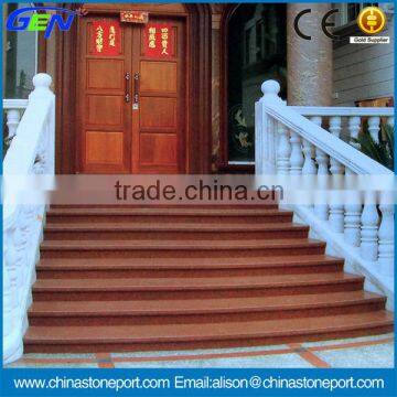 Imperial Red High Class Polished Granite Stair Steps Tiles