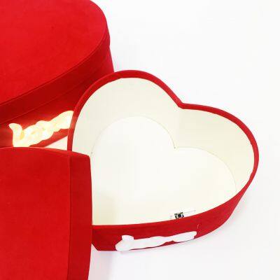 Инновационная упаковка подарков на День Матери 2025 года. 2 штуки сердечных коробок для подарков со светодиодными лампами в форме сердца для Дня Святого Валентина photo-4