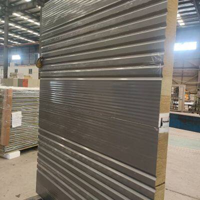 High Quality Low Price Wall pu Sealing Rockwool Sandwich Panel photo-4