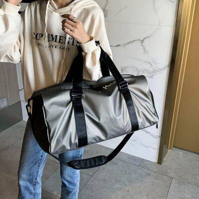 Leisure Outdoor Sports Fitness Bag Simple Style Multi-Functional Dry and Wet Separation Travel Bag photo-4