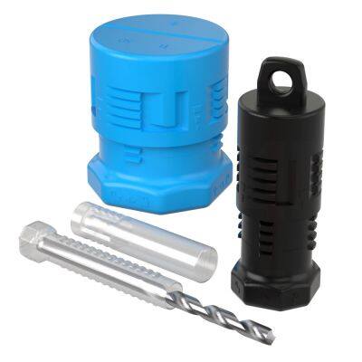 Transparent Big Diameter Cnc Tools Twistpack Ratchet Length Drill Bit Round Telescopic Plastic Packaging Tubes photo-2