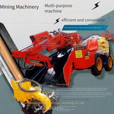 New Model Mine Engineering Loading Equipment - Wheeled Belt Mucking Loader Zwy-80 With Hydraulic Breaker, ma and ka Certificates