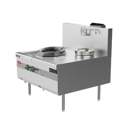 General F1 Safety-Compliant Wok & Warmer Set, SUS201 Stainless Steel, 2000Pa Rated Pressure