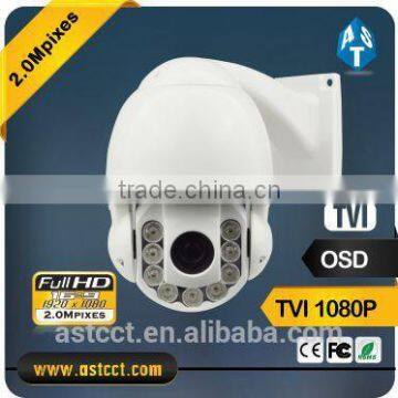 1080P TVI Camera IR PTZ 10X optical zoom 70 Meter Outdoor Camera 2.0Megapixel mini TVI IR High Speed Dome Camera 100% Metal ip66