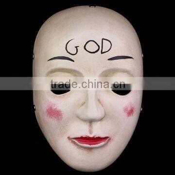 Halloween movie theme The Purge GOD resin mask The Purge Anarchy God Resin cosplay Mask