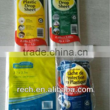 drop sheet dust sheet to protect furnitures