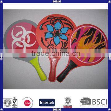 Cheap Colorful Customized Wood Beach Racket photo-2