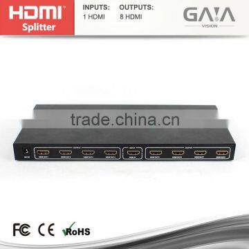 Best HDMI Splitter 1in 8 out with 1080P, hdmi to component Full HD 1X8 Hub 4k HDMI Splitter