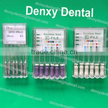 Dental rotary files endo files NiTi files Single file system