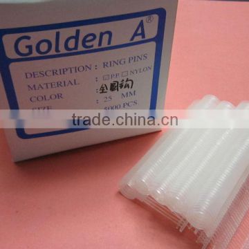 plastic tag pins for garment/golden a fastener