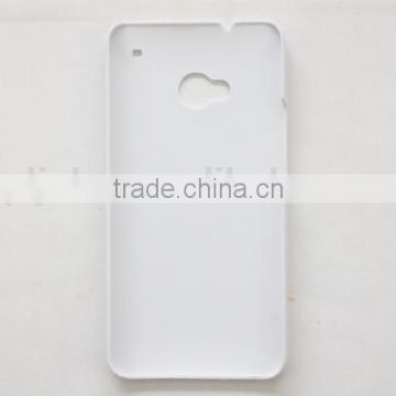 High quality blank white sublimation phone 3d case cover For htc one m7 ,