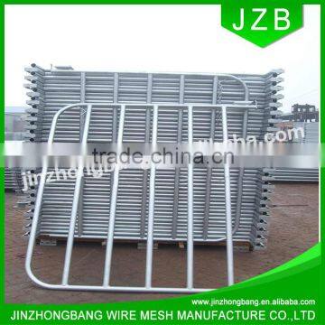 Heavy duty galvanized steel pipe livestock corral fence panels