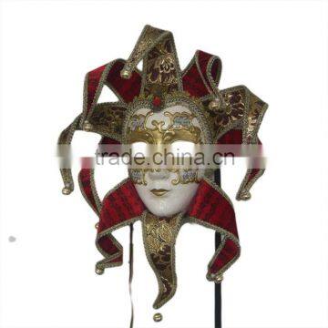 Paper Mache Joker Mask Hand Made Venice Mask Design Masquerade Party Mask photo-6