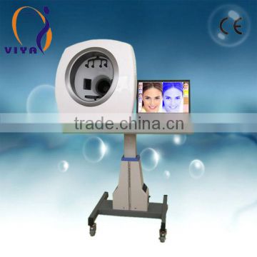 Magic mirror tv light box facial skin analyzer