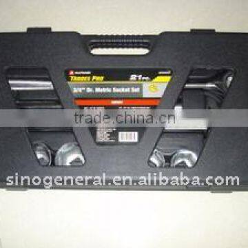 3/4" drive 21pcs Socket Set