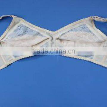 Wholesale Nude Thin Sexy Lace Ladies Bra,satin Transparent Women Bra photo-2