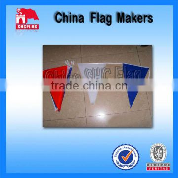 Custom Pure Color Bunting Advertising Banner Flags