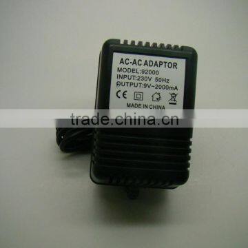 Factory direct AC to AC 9v 2000ma For DIGITECH PS0913B POWER SUPPLY REPLACEMENT ADAPTER cord