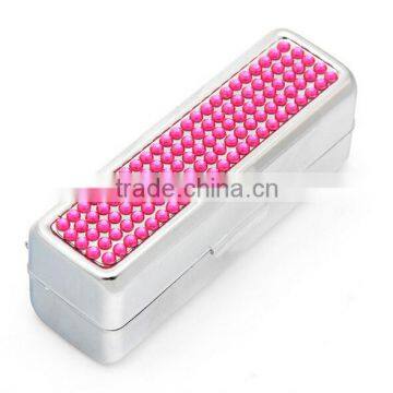 2016 Custom Cosmetics Lipstick Holder Empty Luxury Bling Lipstick Case Wholesale