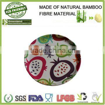 Biodegradable Bamboo Fiber Serving Dinner Dessert Plates