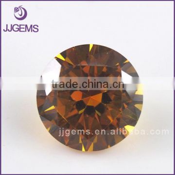 Wuzhou Lab Created Synthetic Diamond 22# Dark Yellow Corundum