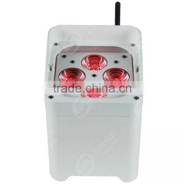 4x18w 6in1 Rgbwa+uv Stage ir Remote Control Wireless Battery Led Uplighting Quality Choice photo-2