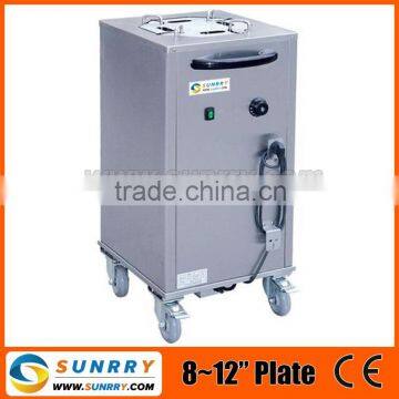 Hot Sale Commercial 8-12" Diameter Electric Commercial Restaurant Food Plate Warmer Trolley Cart for CE photo-2
