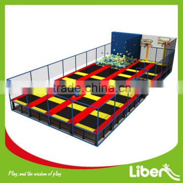 Rectangular Kids Indoor Trampoline Design with Foam Pit                        
                                                                Most Popular