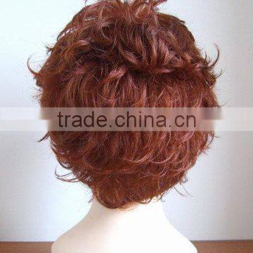 Unproceesed Brazilian Human Hair Full Lace Wig Curly Full Cuticle Human Hair Wig photo-3