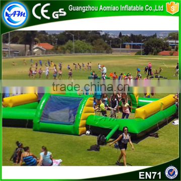 Commercial grade outdoor inflatable football arena inflatable soccer field for sale