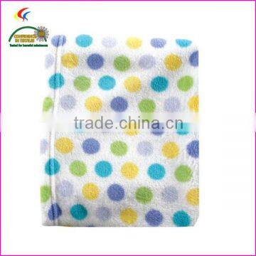 dot printing baby blanket