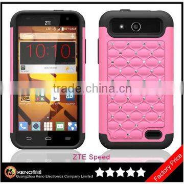 Keno Shining Diamond-studded Armorbox Drop Resistant Silicone Slim Case Cover For ZTE Speed N9130