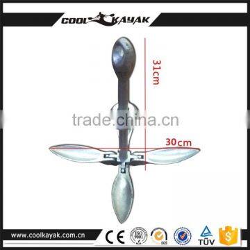 Marine Folding Grapnel Kayak Anchor Hot Dipped Galvanized 1.5kg Quality Choice photo-5