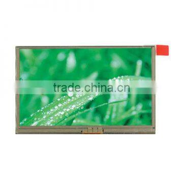 4.3'TFT-LCD panel with touch screen 480x272 resolution