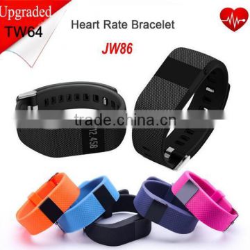 New TW64S Heart Rate Monitor Bluetooth Fitness Band Activity Tracker Bracelet Android And IOS Smart Watch