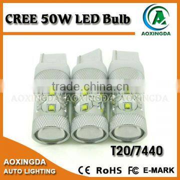 50w Cree 7440 1156 1157 BA15S BAU15S,BAY15D BA15D Projector High Power Led Car Light