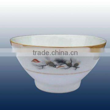 factory direct Exquisite Handmade White Embossed Ceramic Bowl