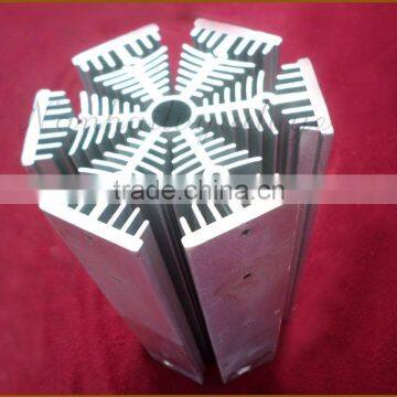 Round aluminum extruded led downlight heatsink