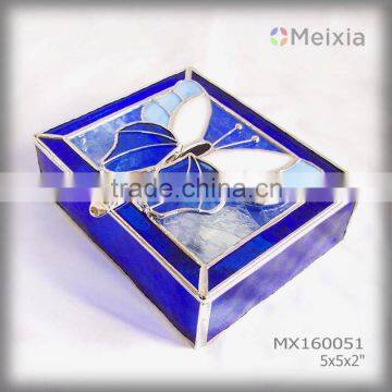 MX160051 stained glass jewelry box for home decoration or promotion gift sets