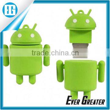 green rubber usb flash drive,custom different shape usb flash drive