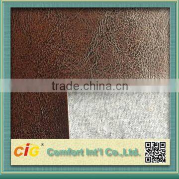 2015 High quality semi pu leather for sofa