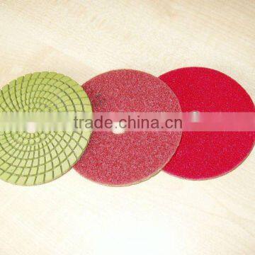 3 step diamond wet polishing pad